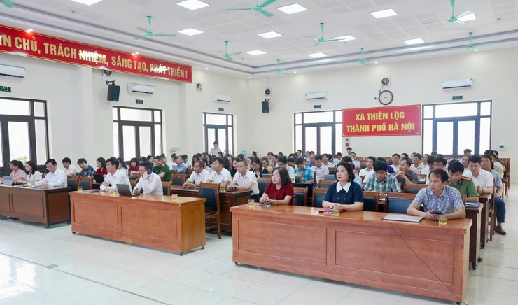 Đảng ủy xã Thiên Lộc tổ chức hội nghị quán triệt Nghị quyết chuyên đề và các Chương trình hành động để thực hiện một số Nghị quyết chiến lược của Bộ Chính trị- Ảnh 11.