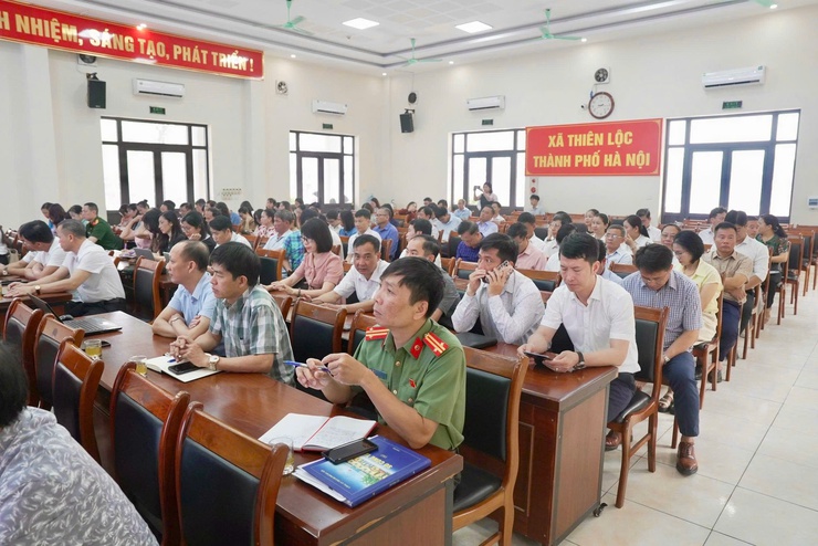 Đảng ủy xã Thiên Lộc tổ chức hội nghị quán triệt Nghị quyết chuyên đề và các Chương trình hành động để thực hiện một số Nghị quyết chiến lược của Bộ Chính trị- Ảnh 6.