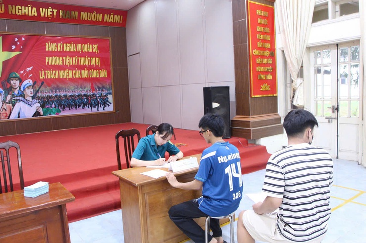 Phú Nghĩa : Tổ chức đăng ký nghĩa vụ quân sự lần đầu, dân quân tự vệ năm 2026 các thôn thuộc cụm Đông Sơn, Thanh Bình - Ảnh 11.