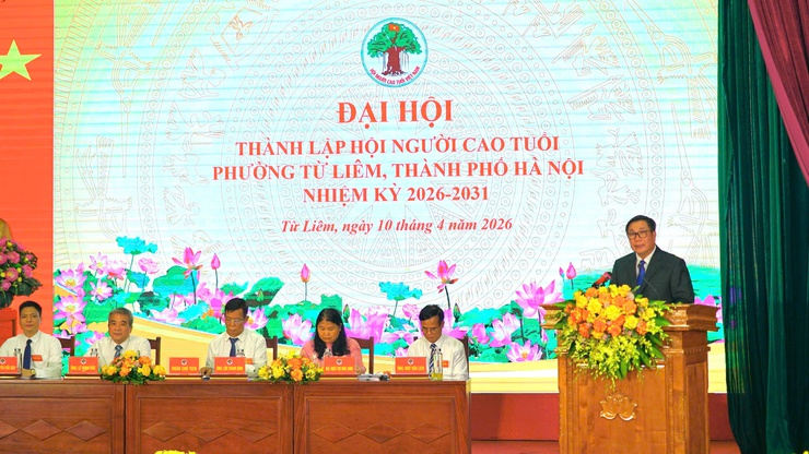 Phường Từ Liêm tổ chức Đại hội thành lập Hội Người cao tuổi nhiệm kỳ 2026-2031

- Ảnh 6.