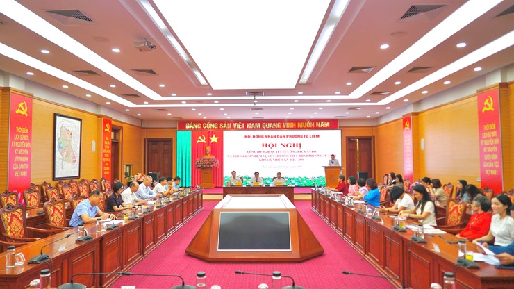  HĐND Phường Từ Liêm tổ chức hội nghị công bố nghị quyết về công tác cán bộ của HĐND phường nhiệm kỳ 2026-2031- Ảnh 1.