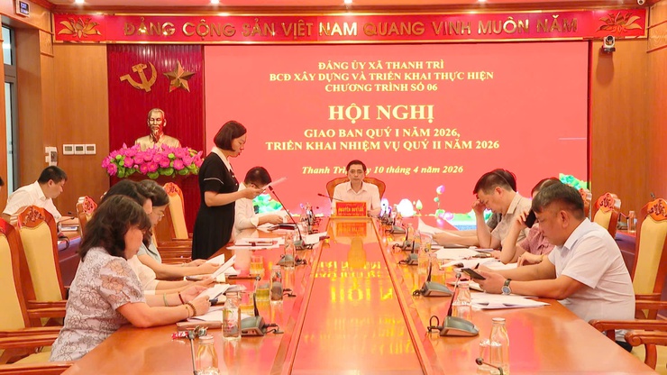 Hội nghị giao ban quý I Ban Chỉ đạo xây dựng và triển khai thực hiện Chương trình 06 của Đảng ủy- Ảnh 1.
