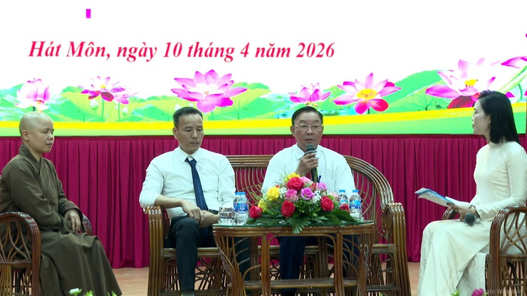 Hát Môn tọa đàm về thực hiện tang văn minh gắn với xây dựng đời sống văn hóa khu dân cư- Ảnh 6.