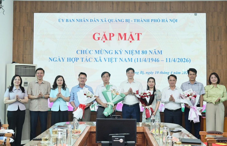 UBND xã Quảng Bị gặp mặt kỷ niệm 80 năm ngày Hợp tác xã Việt Nam 11/4- Ảnh 2.
