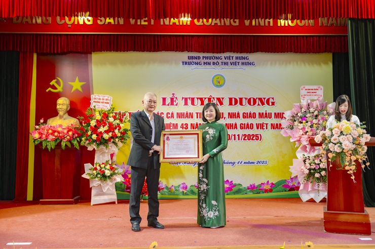 Tâm - Tầm - Tài của người “thuyền trưởng” trường Mầm non Đô thị Việt Hưng - Ảnh 4.