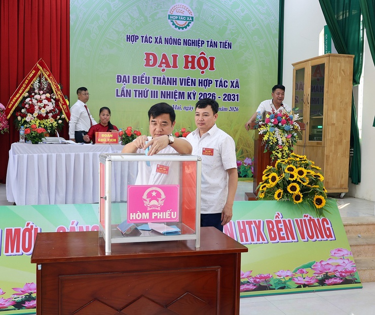 Đại hội đại biểu thành viên Hợp tác xã Nông nghiệp Tân Tiến nhiệm kỳ 2026 - 2031 đã thành công tốt đẹp- Ảnh 10.