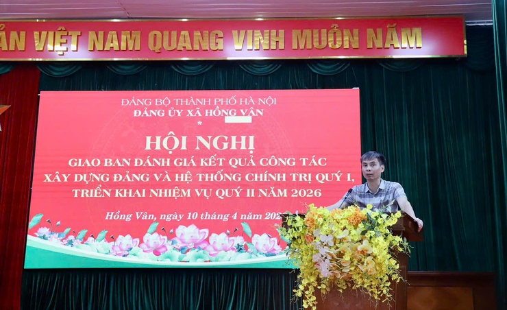 Giao ban đánh giá kết quả công tác xây dựng Đảng và hệ thống chính trị quý I, triển khai nhiệm vụ quý II/2026 - Ảnh 8.