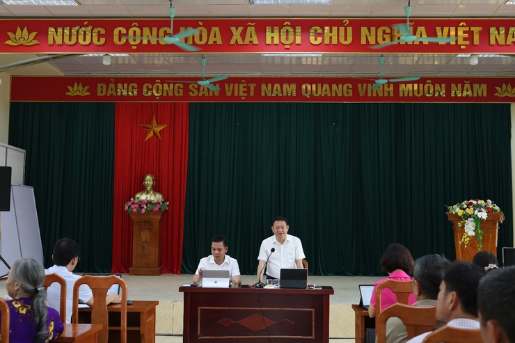 Tiến Thắng tháo gỡ khó khăn trong công tác Giải phóng mặt bằng dự án đấu giá đất tại thôn Đức Hậu và Ngự Tiền- Ảnh 1.