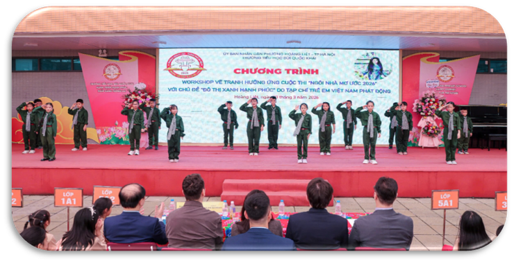 Chương trình workshop vẽ tranh hưởng ứng cuộc thi “Ngôi nhà mơ ước 2026” với chủ đề “đô thị xanh hạnh phúc” do tạp chí trẻ em Việt Nam phát động- Ảnh 5.