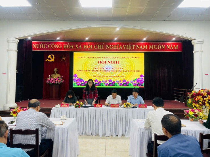 Phường Yên Hòa đổi mới phương thức lãnh đạo, quyết tâm thực hiện thắng lợi nhiệm vụ quý II năm 2026- Ảnh 2.