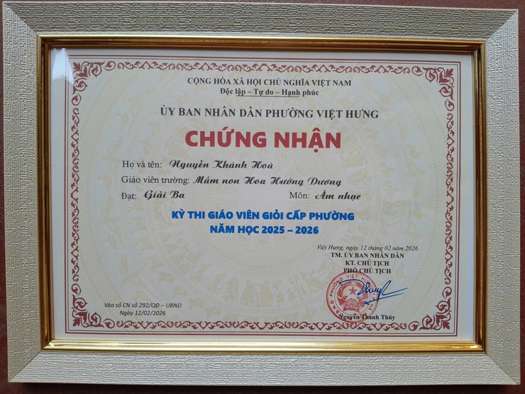 Gương điển hình trong học tập và làm theo tư tưởng đạo đức, phong cách Hồ Chí Minh tại trường Mầm non Hoa Hướng Dương.- Ảnh 3.