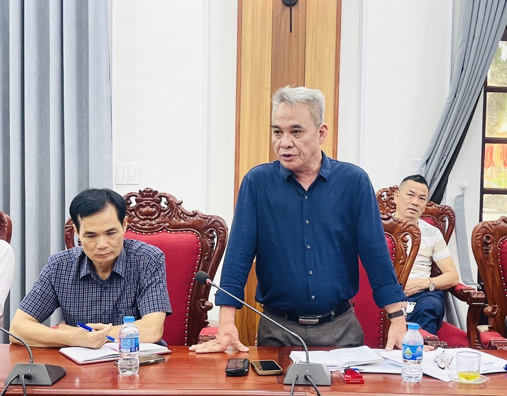 UBND xã tổ chức Hội nghị tháo gỡ khó khăn, vướng mắc trong công tác cấp phép xây dựng và hoạt động sản xuất tại Cụm công nghiệp Võng Xuyên 1- Ảnh 5.