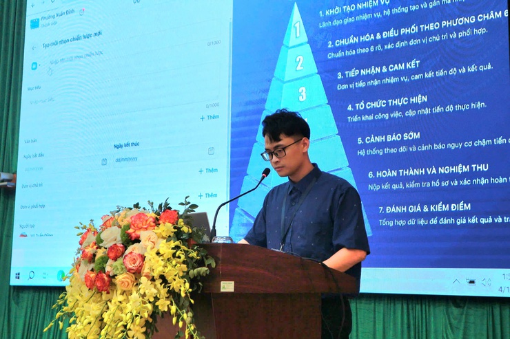 Phường Xuân Đỉnh tập huấn sử dụng “HanoiWork” cho cán bộ, công chức, viên chức- Ảnh 2.