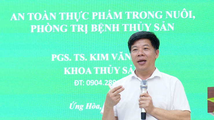 Ứng Hòa tập huấn kỹ thuật nuôi trồng thủy sản cho hơn 200 hội viên- Ảnh 1.