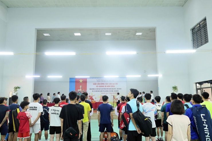 Sôi nổi Giải cầu lông các Câu lạc bộ xã Quảng Bị năm 2026- Ảnh 6.