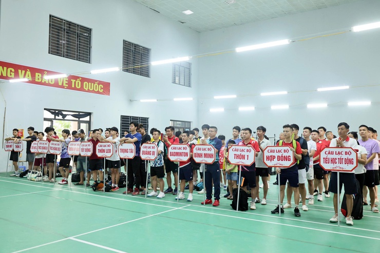 Sôi nổi Giải cầu lông các Câu lạc bộ xã Quảng Bị năm 2026- Ảnh 1.