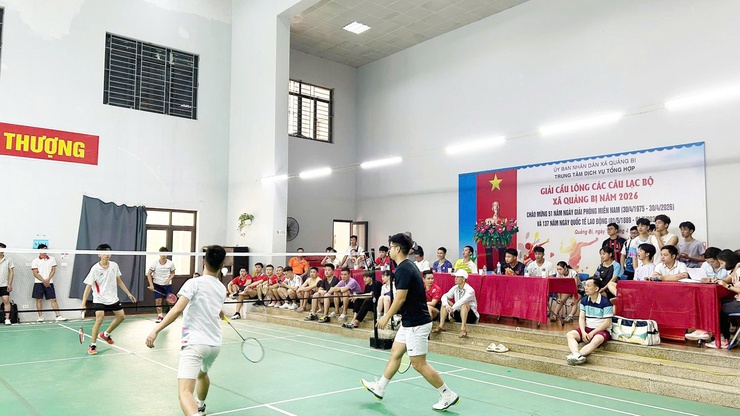 Sôi nổi Giải cầu lông các Câu lạc bộ xã Quảng Bị năm 2026- Ảnh 10.
