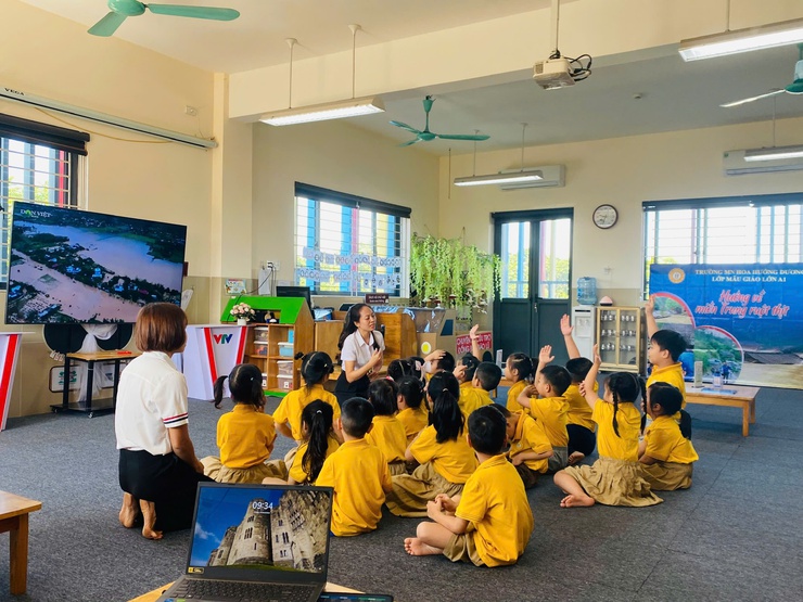 Gương điển hình trong học tập và làm theo tư tưởng đạo đức, phong cách Hồ Chí Minh tại trường Mầm non Hoa Hướng Dương.- Ảnh 1.