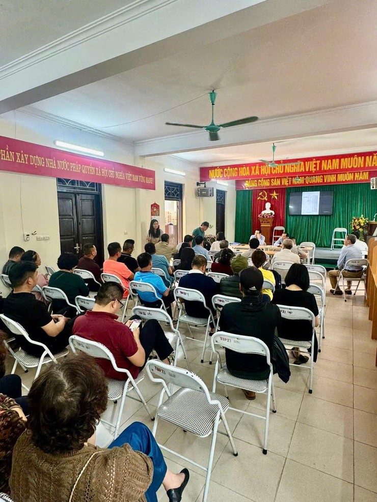 Phường Bồ Đề tăng cường tuyên truyền, vận động Nhân dân trong giải phóng mặt bằng dự án cầu Trần Hưng Đạo- Ảnh 1.