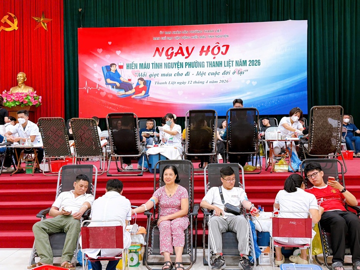 Thanh Liệt: Hơn 500 tình nguyện viên tham gia Ngày hội hiến máu đợt 1/2026- Ảnh 22.