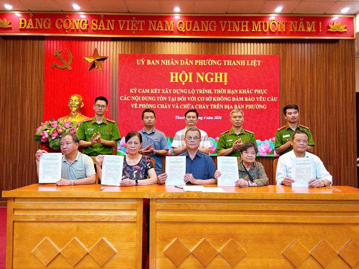 Thanh Liệt siết chặt công tác phòng cháy, chữa cháy, kiên quyết xử lý cơ sở không đảm bảo an toàn- Ảnh 7.