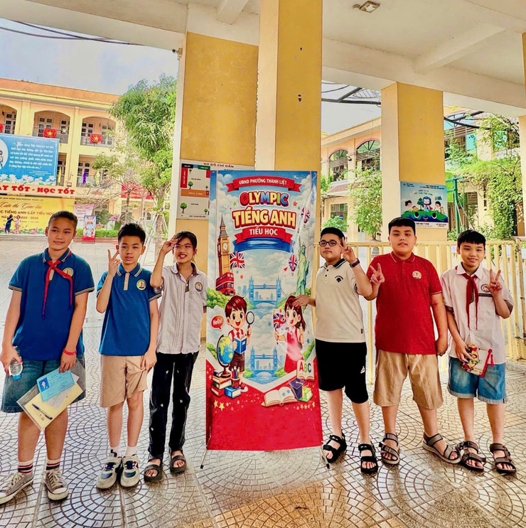 Thanh Liệt tổ chức cuộc thi giao lưu Olympic Tiếng Anh cấp tiểu học năm học 2025 – 2026- Ảnh 6.