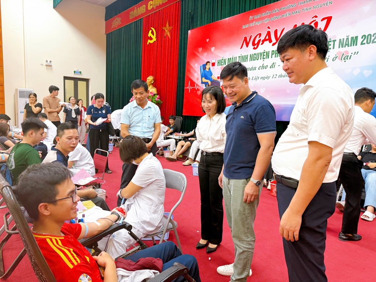 Thanh Liệt: Hơn 500 tình nguyện viên tham gia Ngày hội hiến máu đợt 1/2026- Ảnh 3.