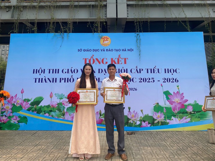 XÃ BA VÌ ĐẠT THÀNH TÍCH XUẤT SẮC TẠI HỘI THI GIÁO VIÊN DẠY GIỎI TIỂU HỌC CẤP THÀNH PHỐ NĂM HỌC 2025 - 2026- Ảnh 1.
