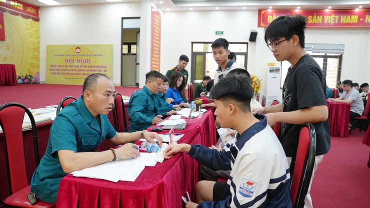 Yên Nghĩa tổ chức đăng ký nghĩa vụ quân sự tuổi 17 và lực lượng dự bị năm 2026- Ảnh 3.