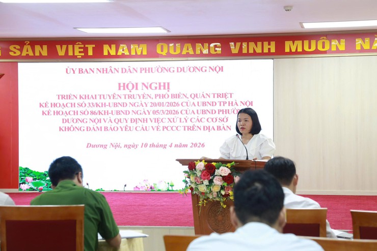 Phường Dương Nội kiên quyết xử lý các cơ sở không đảm bảo yêu cầu về PCCC- Ảnh 1.