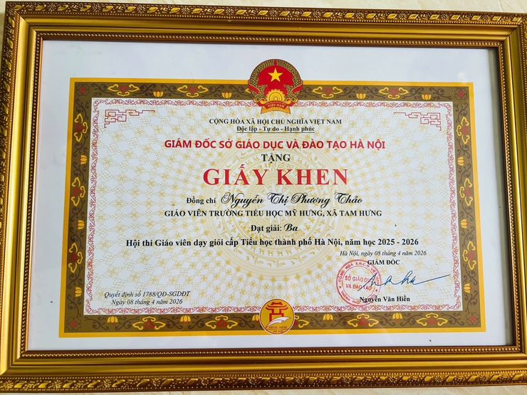 Cô giáo Nguyễn Thị Phương Thảo – tấm gương tâm huyết, sáng tạo trong đổi mới giáo dục- Ảnh 3.