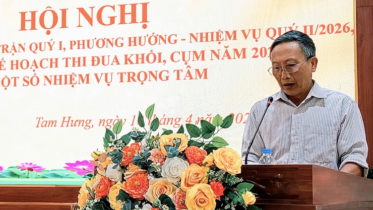 Tam Hưng: Giao ban công tác Mặt trận quý I, ký cam kết thi đua năm 2026- Ảnh 3.