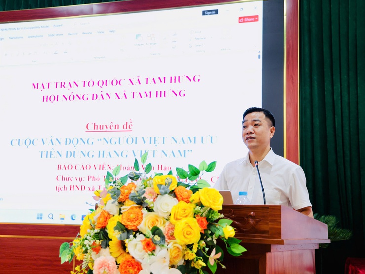 Tam Hưng đẩy mạnh tuyên truyền, lan tỏa cuộc vận động "Người Việt Nam ưu tiên dùng hàng Việt Nam"- Ảnh 2.