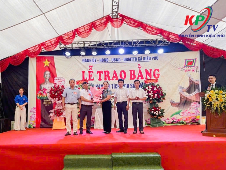 Lễ đón nhận bằng công nhận di tích lịch sử văn hóa cấp Thành phố Đình Cấn Giang- thôn Cây Chay- Ảnh 3.