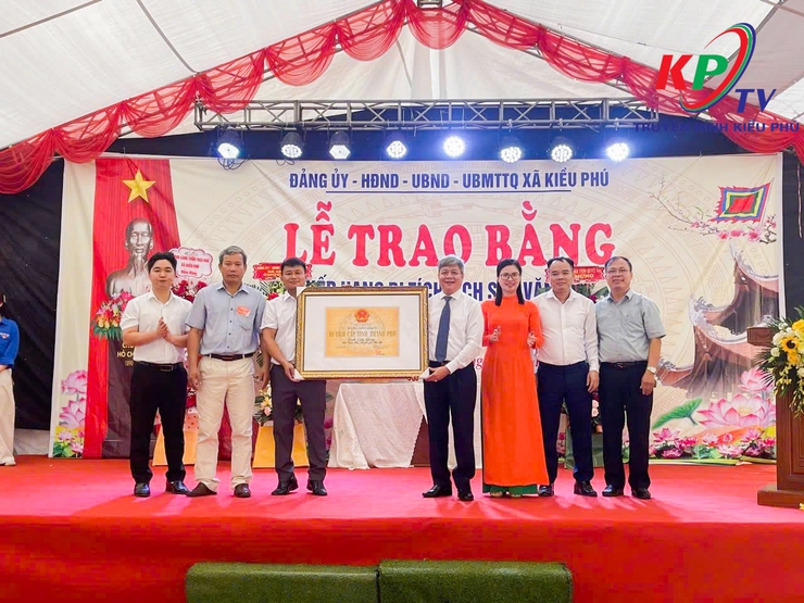 Lễ đón nhận bằng công nhận di tích lịch sử văn hóa cấp Thành phố Đình Cấn Giang- thôn Cây Chay- Ảnh 6.