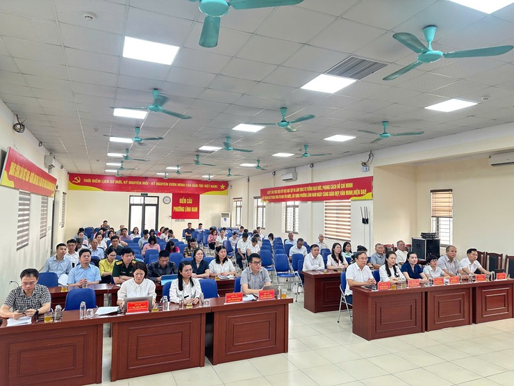 PHƯỜNG LĨNH NAM THAM DỰ HỘI NGHỊ TRỰC TUYẾN TOÀN QUỐC NGHIÊN CỨU, HỌC TẬP, QUÁN TRIỆT NGHỊ QUYẾT HỘI NGHỊ LẦN THỨ 2 BAN CHẤP HÀNH TRUNG ƯƠNG ĐẢNG KHÓA XIV.- Ảnh 1.