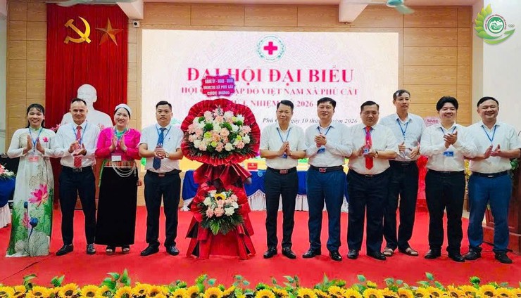 Phú Cát tổ chức Đại hội đại biểu Hội Chữ thập đỏ xã lần thứ I, nhiệm kỳ 2026–2031- Ảnh 2.