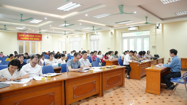 Ủy ban Kiểm tra Đảng ủy phường Yên Nghĩa tăng cường giám sát, kiểm tra công tác ATTP trong trường học- Ảnh 4.