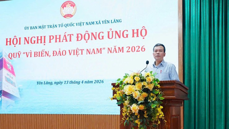 XÃ YÊN LÃNG TỔ CHỨC HỘI NGHỊ PHÁT ĐỘNG ỦNG HỘ QUỸ “VÌ BIỂN, ĐẢO VIỆT NAM” NĂM 2026- Ảnh 2.