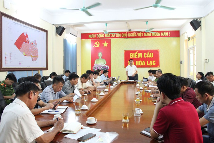 Hòa Lạc triển khai 2 tổ công tác liên ngành thực hiện bồi thường, hỗ trợ GPMB Khu Công nghệ cao Hòa Lạc- Ảnh 1.