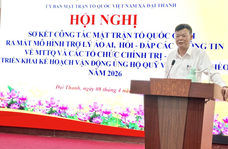 Đẩy mạnh chuyển đổi số trong công tác Mặt trận tại xã Đại Thanh- Ảnh 5.