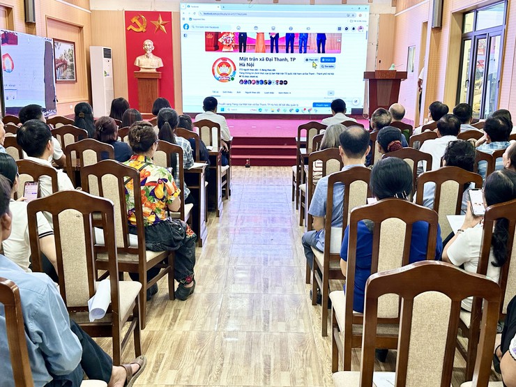 Đẩy mạnh chuyển đổi số trong công tác Mặt trận tại xã Đại Thanh- Ảnh 8.