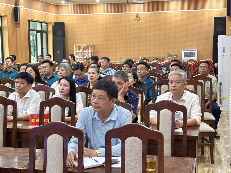 Xã Đại Thanh tổng kết công tác tuyển chọn gọi công dân nhập ngũ, thực hiện nghĩa vụ tham gia Công an nhân dân năm 2026, triển khai phương hướng, nhiệm vụ năm 2027.- Ảnh 4.