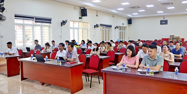 Xã Đoài Phương tham dự hội nghị toàn quốc quán triệt, triển khai thực hiện Nghị quyết Trung ương 2 (khóa XIV)- Ảnh 1.