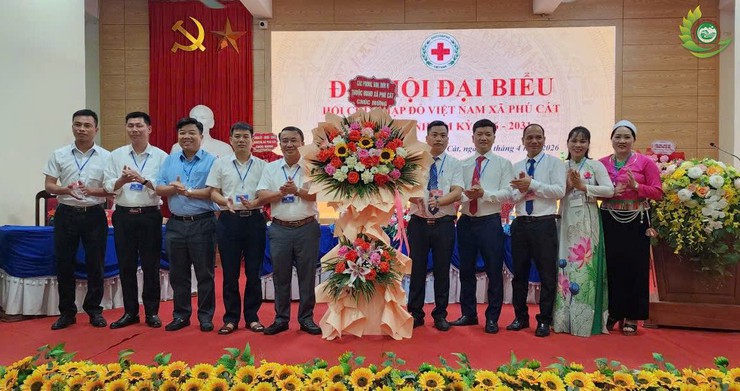 Phú Cát tổ chức Đại hội đại biểu Hội Chữ thập đỏ xã lần thứ I, nhiệm kỳ 2026–2031- Ảnh 3.
