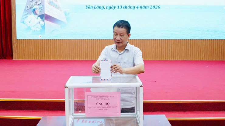 XÃ YÊN LÃNG TỔ CHỨC HỘI NGHỊ PHÁT ĐỘNG ỦNG HỘ QUỸ “VÌ BIỂN, ĐẢO VIỆT NAM” NĂM 2026- Ảnh 3.
