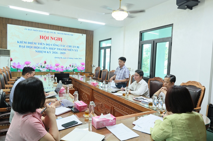 UBND xã Quảng Bị tổ chức hội nghị kiểm điểm tiến độ công tác chuẩn bị Đại hội Hội Liên hiệp Thanh niên xã nhiệm kỳ 2026-2029- Ảnh 4.