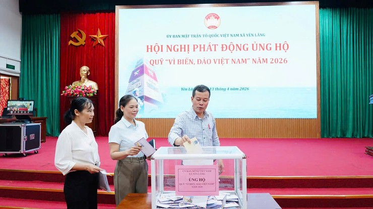 XÃ YÊN LÃNG TỔ CHỨC HỘI NGHỊ PHÁT ĐỘNG ỦNG HỘ QUỸ “VÌ BIỂN, ĐẢO VIỆT NAM” NĂM 2026- Ảnh 4.