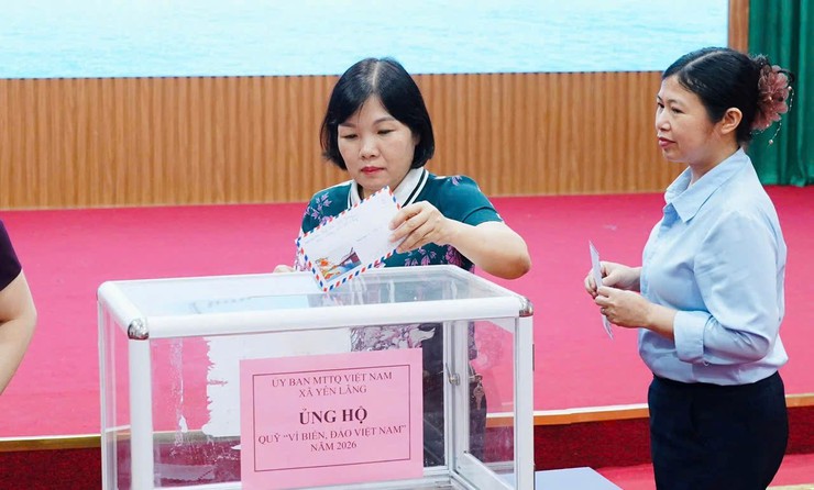 XÃ YÊN LÃNG TỔ CHỨC HỘI NGHỊ PHÁT ĐỘNG ỦNG HỘ QUỸ “VÌ BIỂN, ĐẢO VIỆT NAM” NĂM 2026- Ảnh 6.