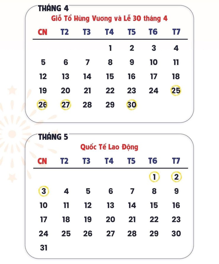 Toàn văn Công văn 3383/BNV-CVL lịch nghỉ Giỗ Tổ và 30/4 - 01/5 năm 2026 của Bộ Nội vụ- Ảnh 2.